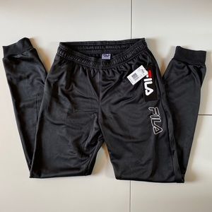 FILA Performance Black Joggers w. Strings. XL